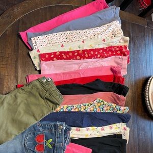 18pc lot of size 4t girls pants